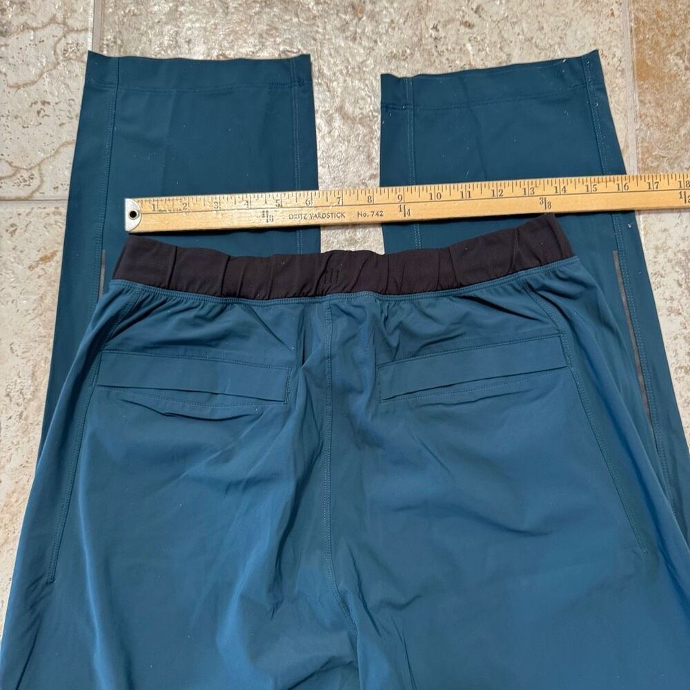 Men’s (M) Lululemon Surge Pant Straight Leg Athletic/Running/Training, Teal Blue - Picture 4 of 5